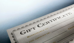 Gift Certificates Available